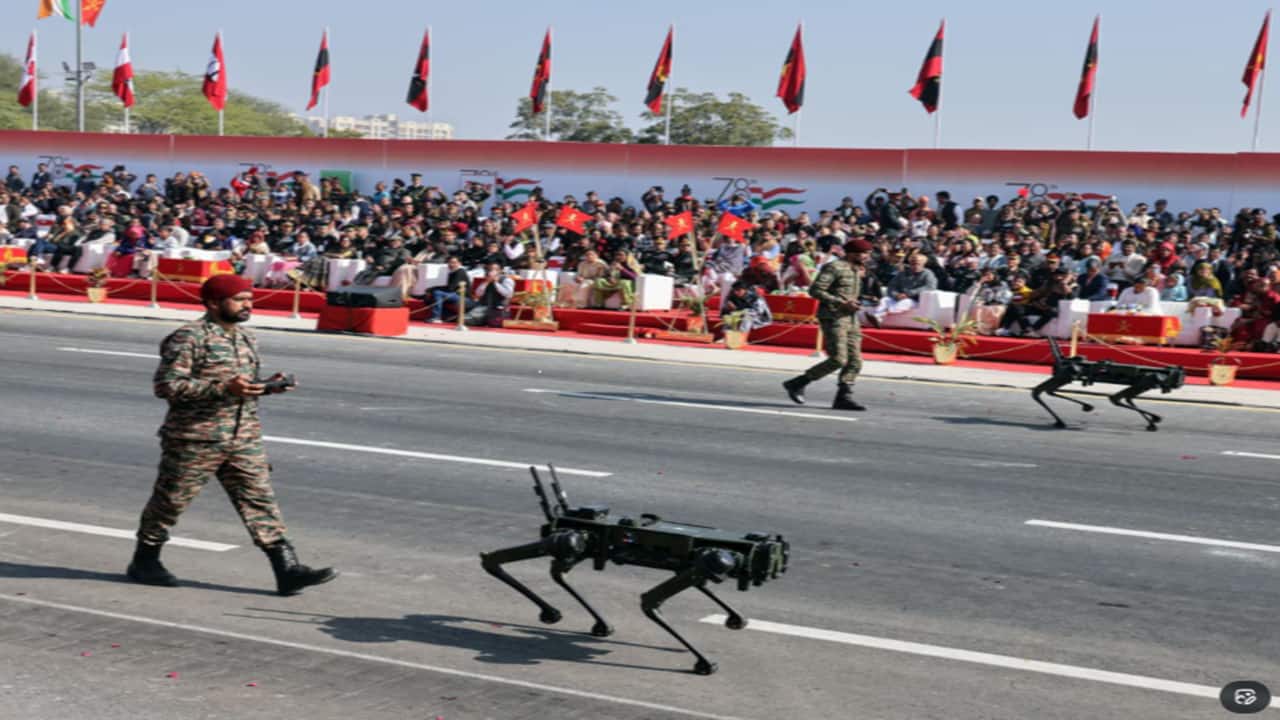 Indian Army to showcase rifle-mounted robotic dogs at Republic Day parade in Delhi | Watch