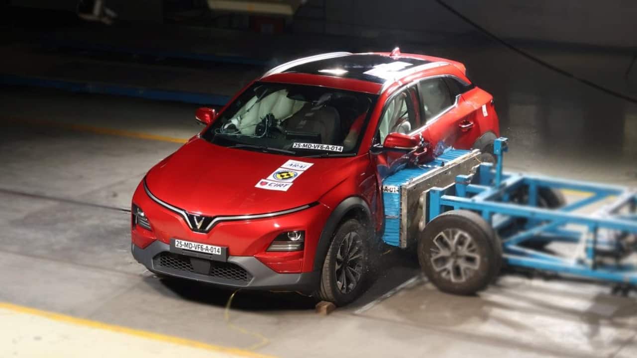 VinFast VF6, VF7 score 5-star safety rating at Bharat NCAP