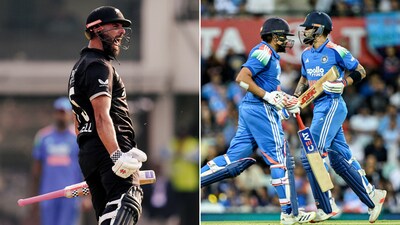 Daryl Mitchell topples Virat Kohli for top spot in ICC ODI rankings. (Photo: AP)
