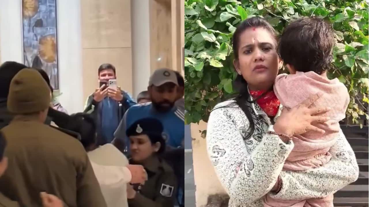 Viral video shows woman grabbing Rohit Sharma at team hotel, leaves India star stunned
