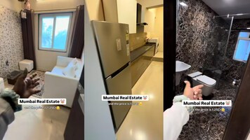 'Kitchen opposite bathroom': Woman shows Rs 1.25 crore flat in Mumbai, netizens call it 'matchbox'