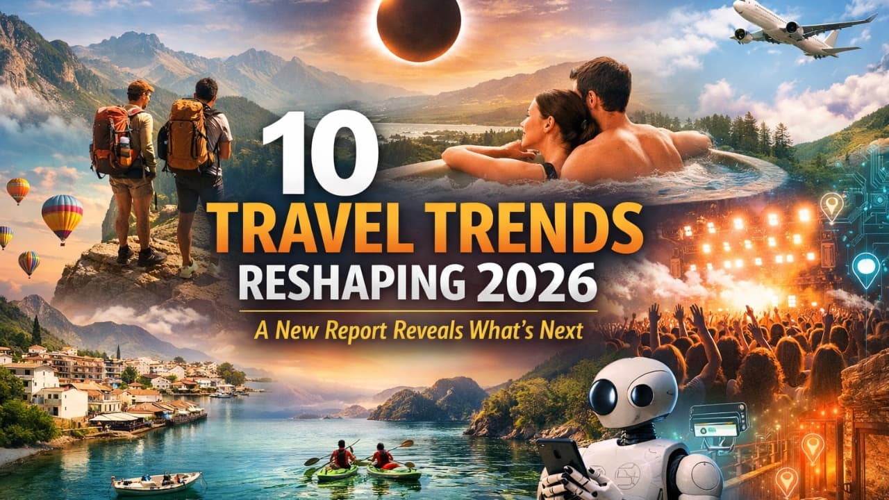 10 travel trends that will reshape how we travel in 2026, says a new report