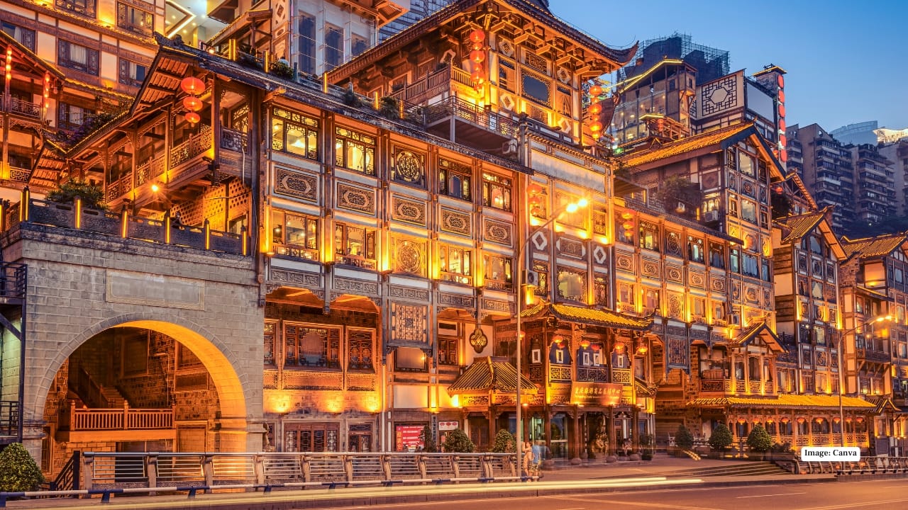 2. Chongqing, China – The Megacity with Mountains Chongqing is where urban energy meets dramatic natural landscapes. Built on hilly terrain along the Yangtze River, this megacity offers dizzying cable car rides, stunning river views, and a spicy Sichuan food scene that will challenge your taste buds. History buffs can explore the nearby Dazu Rock Carvings, while night owls will find endless photogenic neon-lit streets and riverbanks perfect for skyline shots.