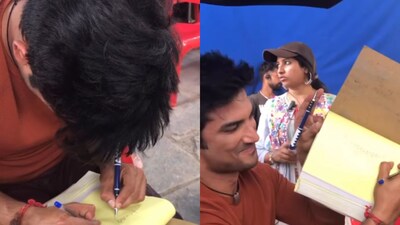 Taking to Instagram, Pragya shared a throwback video of Sushant from what appeared to be the sets of Kedarnath.