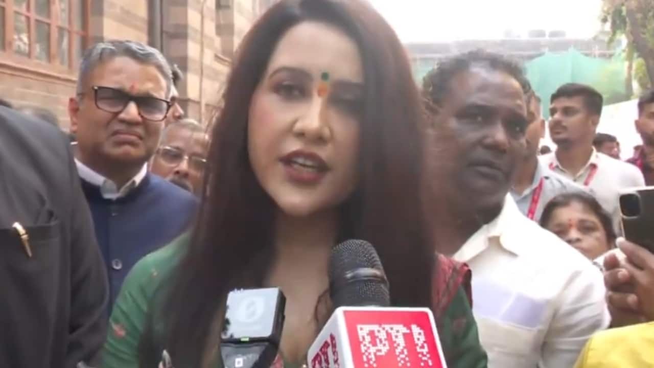 Amruta Fadnavis hits back at Sanjay Raut over 'CMs having picnic in Davos' remarks