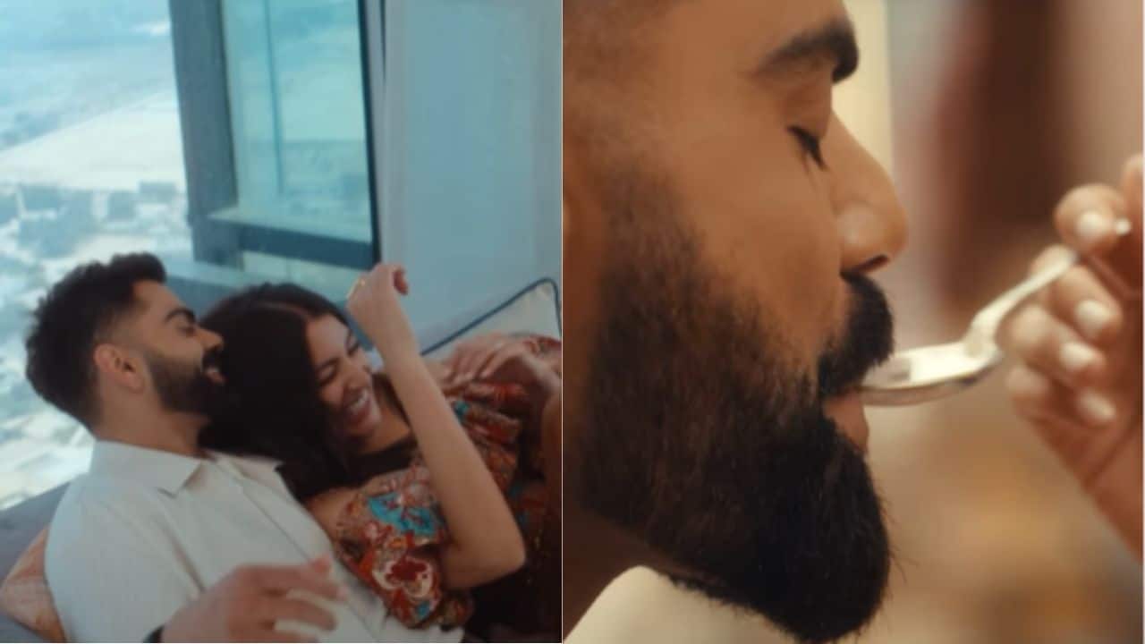 Watch: Virat Kohli enjoys ‘Dilli waale chole bhature’ in Dubai in new ad with wife Anushka Sharma