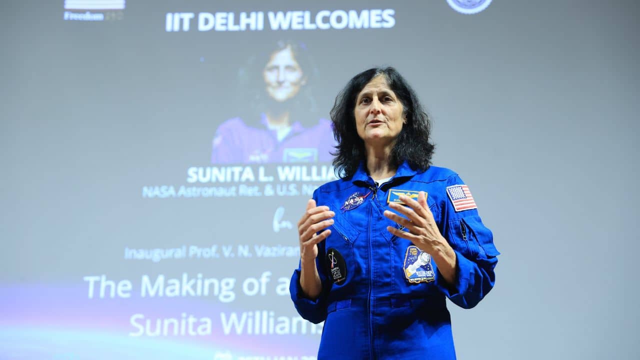 Sunita Williams visits IIT Delhi, reflects on what space taught her about life during her 27-year astronaut journey