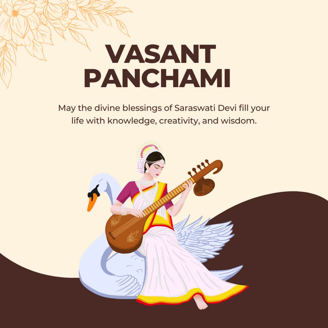 Happy Vasant Panchami 2026 (canva)