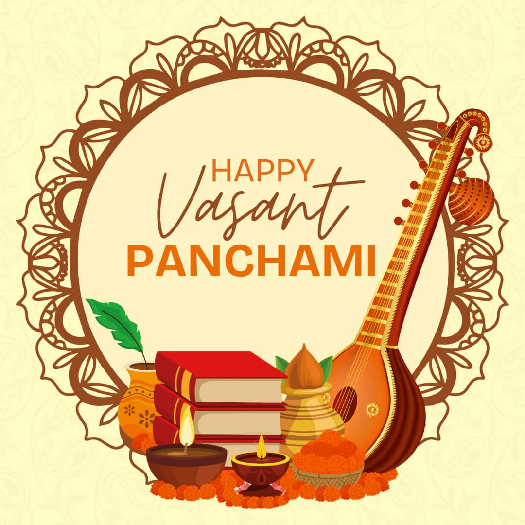 Happy Vasant Panchami 2026 (canva)