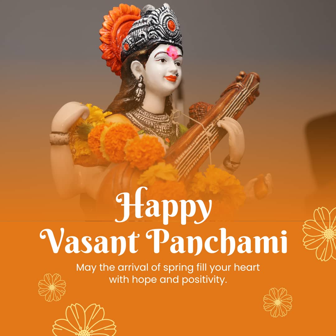 Happy Vasant Panchami 2026 (canva)