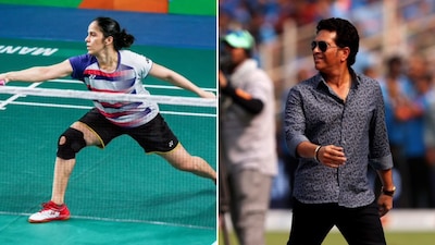 Sachin Tendulkar pays tribute to Saina Nehwal. (Photo: X)