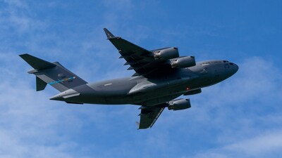 File image of a Boeing C-17A Globemaster III of the US Air Force