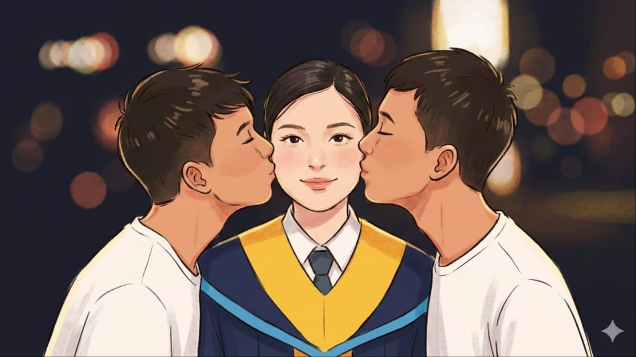 Woman dates twin brothers, has both families' support: We share the same bed