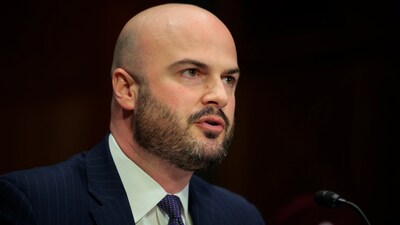 File photo of Aaron Reitz, a Republican candidate for Texas attorney general.