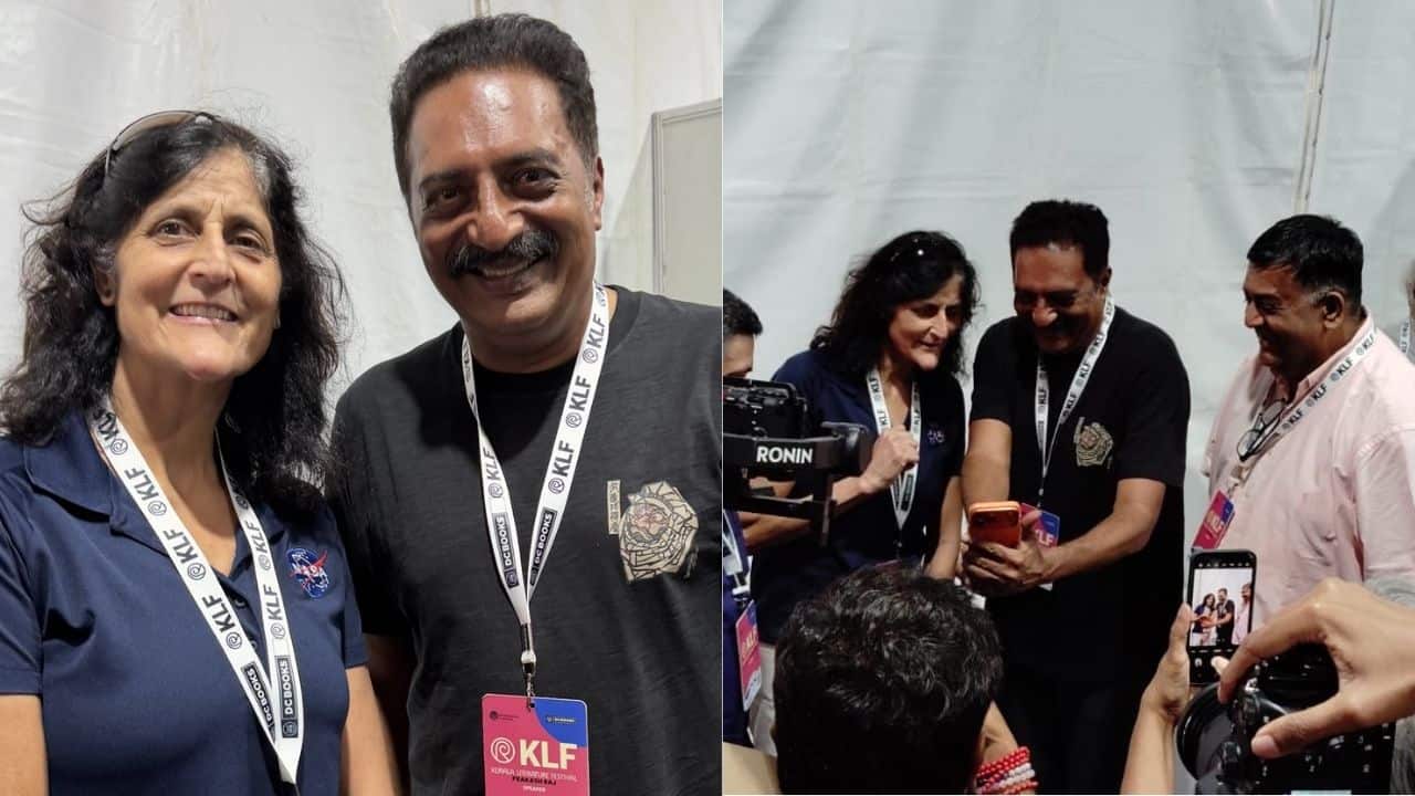 Prakash Raj shares photos after meeting astronaut Sunita Williams at Kerala Literature Festival, calls her ‘courageous woman of our times’