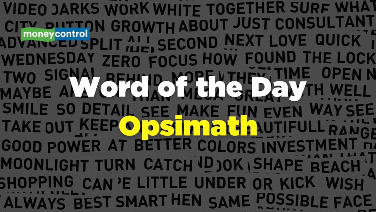 Word of the Day: Opsimath