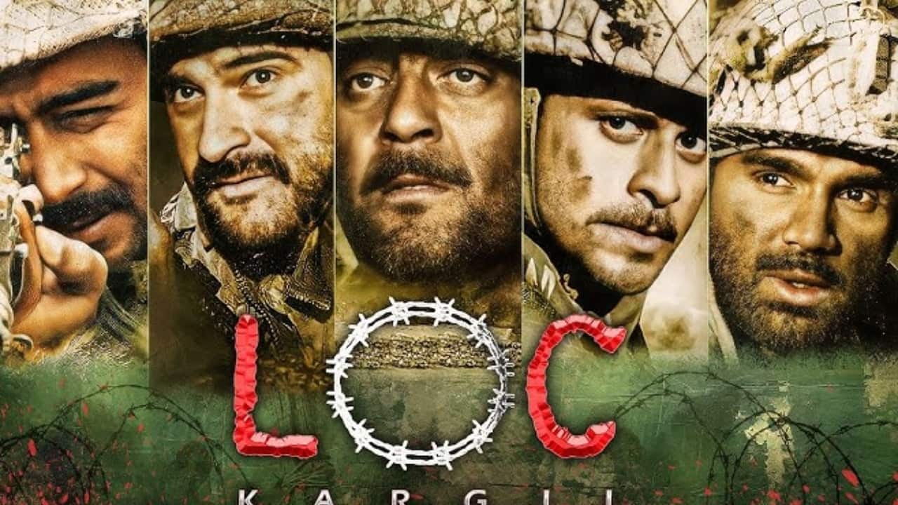  Loc: Kargil Directed by J.P. Dutta, this epic historical war film portrays multiple operations from the 1999 Kargil War, showcasing the bravery and sacrifices of various Indian Army units with a star-studded cast in one of Bollywood’s most detailed depictions of mid-air and hillside warfare.