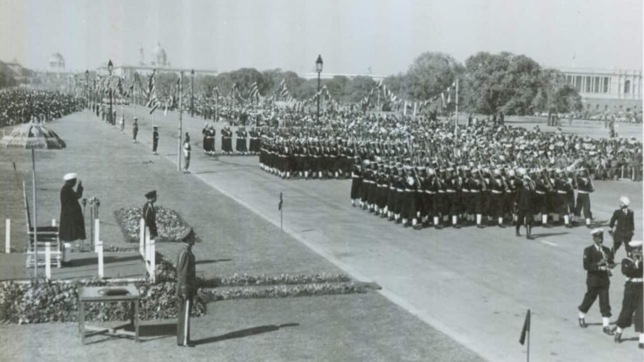 What India’s first Republic Day parade in 1950 looked like