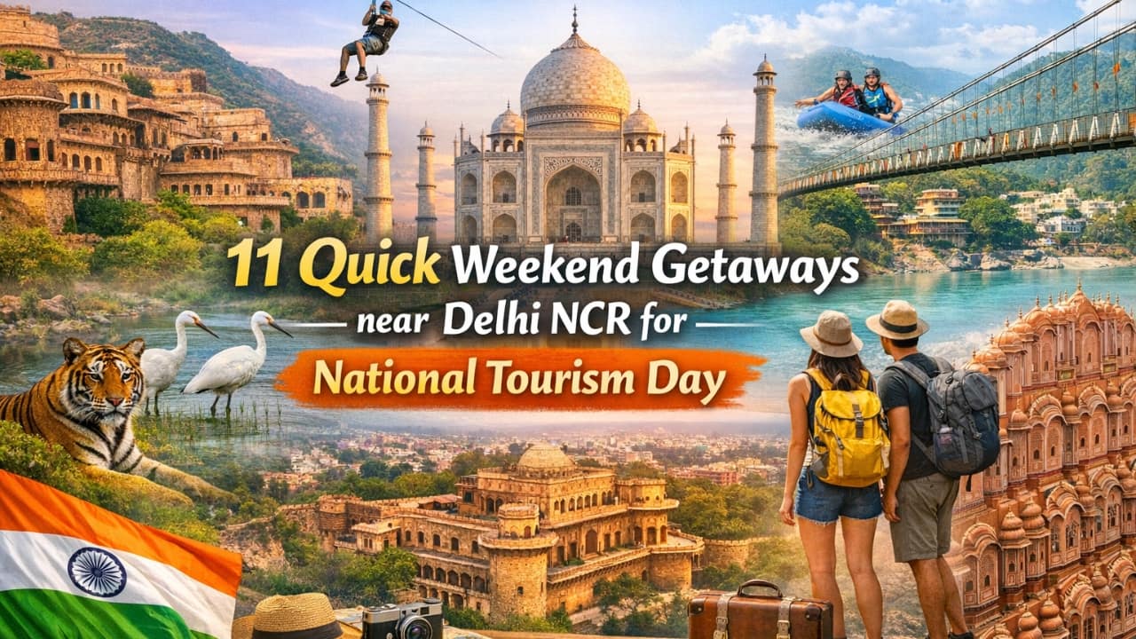 11 quick weekend getaways near Delhi NCR for National Tourism Day