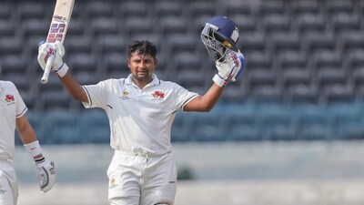 Sarfaraz Khan slams double ton in Ranji Trophy