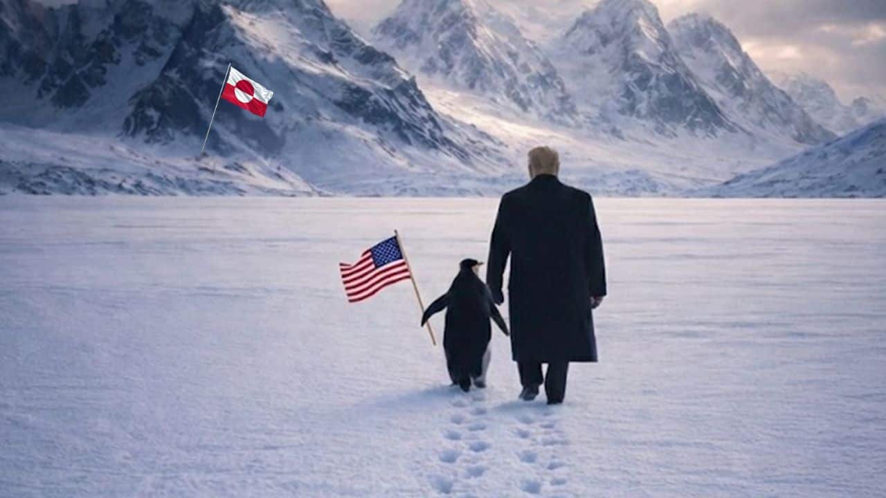 Donald Trump joins viral ‘Nihilist Penguin’ meme amid Greenland controversy