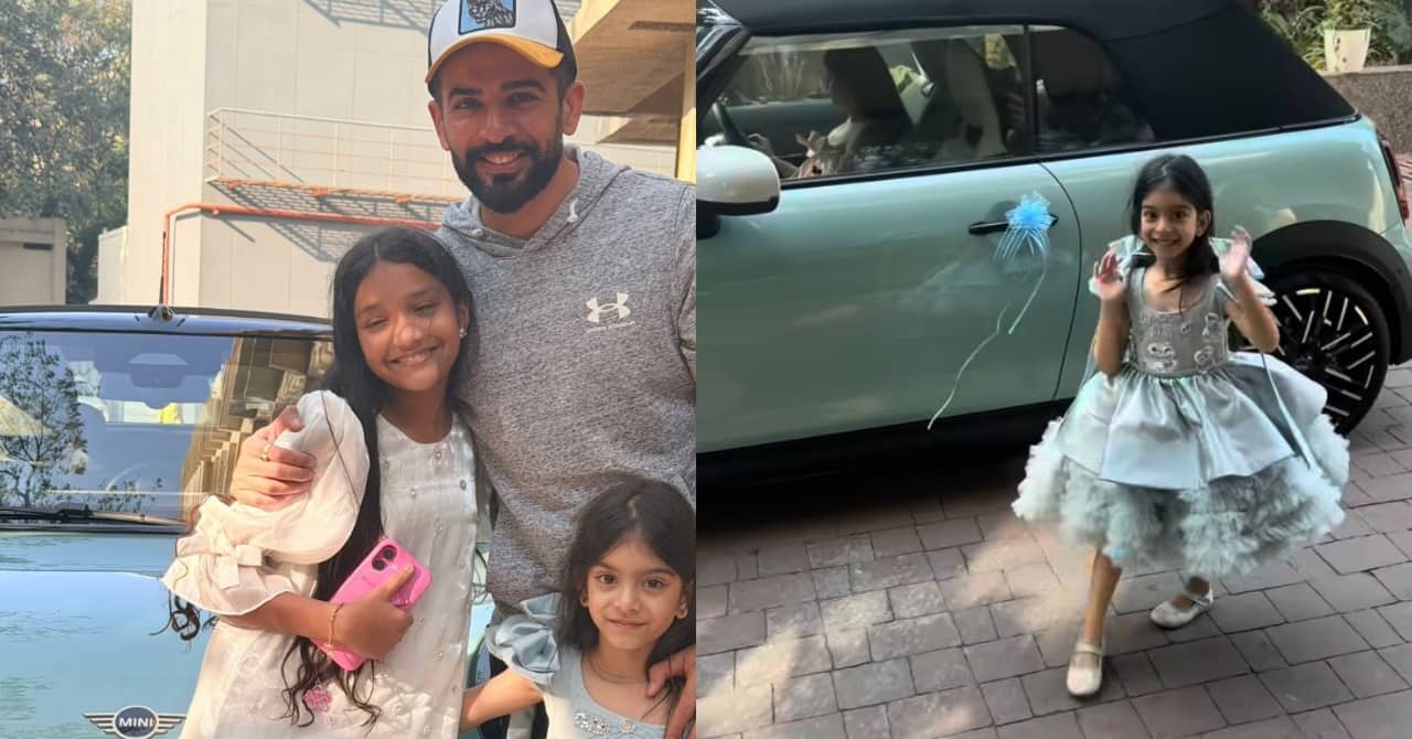 Jay Bhanushali beams as ex-wife Mahhi Vij gifts daughter Tara a Mini Cooper, watch