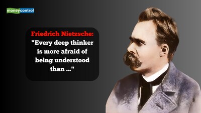 Quote of the Day by Friedrich Nietzsche: "Every deep thinker is more afraid of being understood than ..."