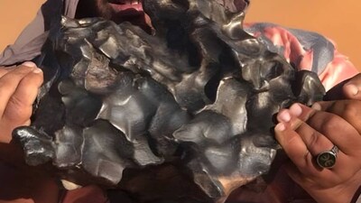 Ali Benamar, meteorite hunter discovered a rare iron rock in Sahara Desert