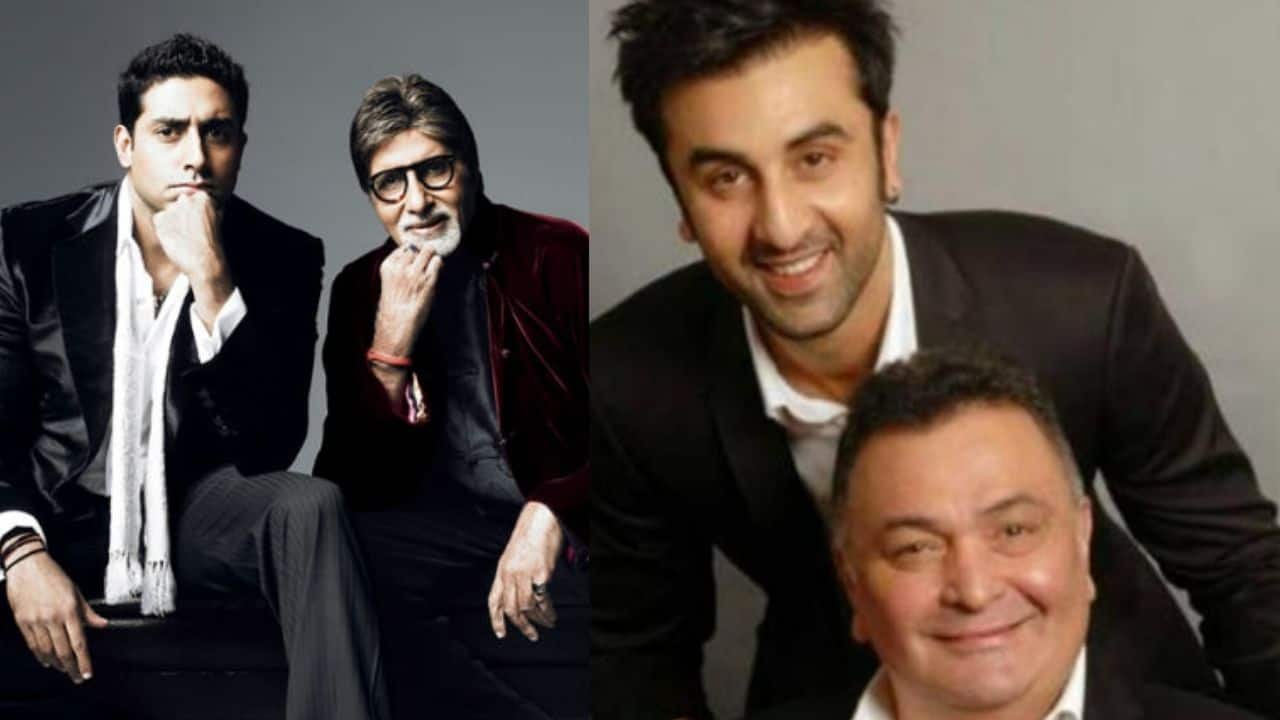 When Abhishek Bachchan said dad Amitabh Bachchan treats him like a friend, and Rishi Kapoor admitted he never agrees with son Ranbir Kapoor, watch video