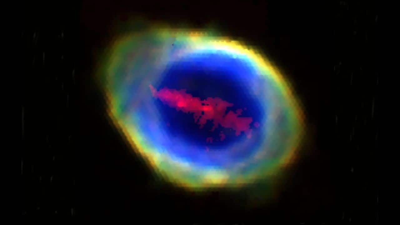 Scientists puzzled as Ring Nebula hides straight glowing iron bar; Here's why