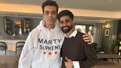 Ankit Sakhiya meets Karan Johar