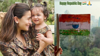 Alia Bhatt with daughter Raha Kapoor