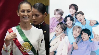 Mexico president Claudia Sheinbaum asks Korean counterpart for more BTS concerts
