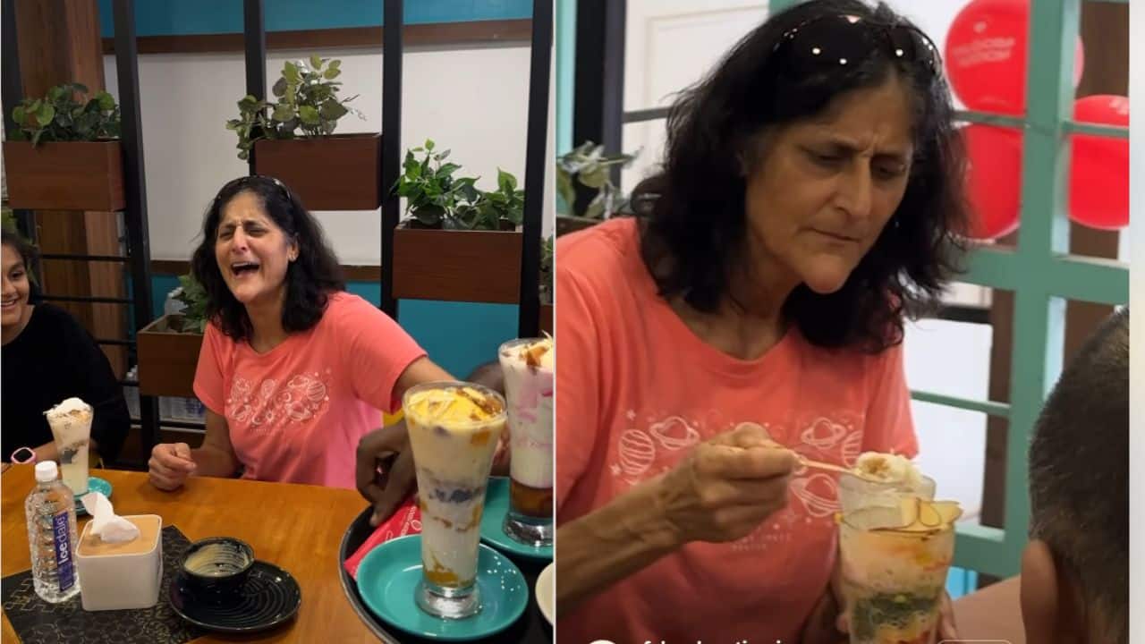 Former Astronaut Sunita Williams relishes her favourite dessert in India. Watch video