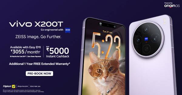 Vivo X200T with 6200mAh battery, 7 years of software support launched in India, price starts at Rs 59,999