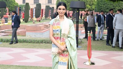 Samantha Ruth Prabhu at Rashtrapati Bhavan