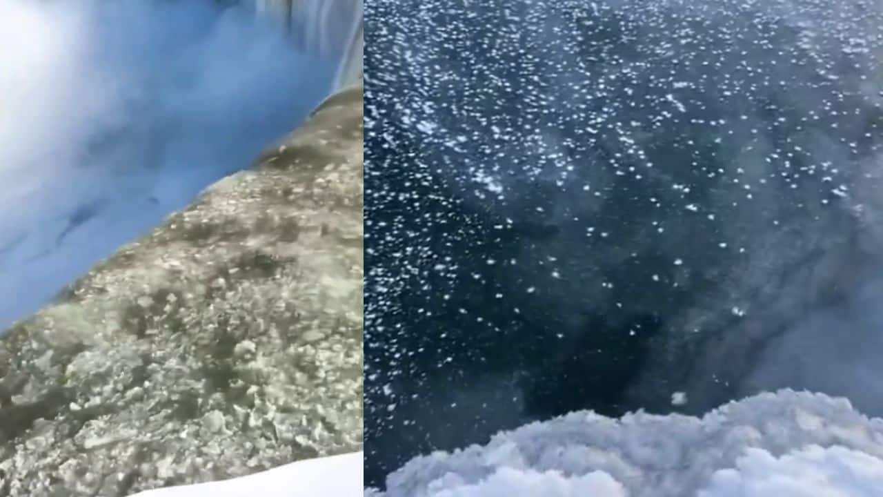 Watch: Niagara Falls mist turns to ice as temperatures plunge below −20°Celsius