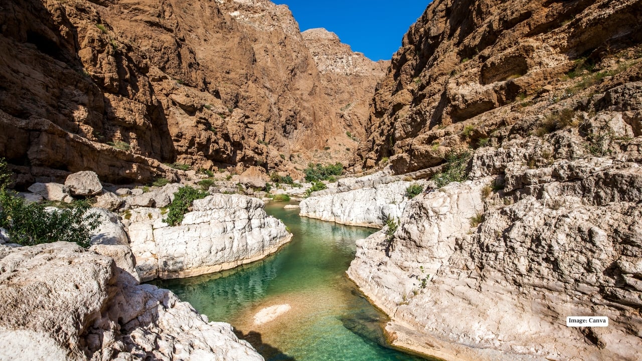 <strong>2. Wadi Shab – Oman’s Most Famous Hidden Waterfall</strong><br />Wadi Shab is one of Oman’s most iconic natural attractions—and an adventure lover’s dream. The journey includes a short hike through a narrow canyon followed by swimming through clear turquoise pools. The reward comes at the end: a hidden cave where a waterfall cascades through a rock opening, illuminated by natural light. It’s cinematic, refreshing, and unforgettable.