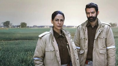 Mona Singh and Barun Sobti in Kohrra Season 2, which will stream on Netflix