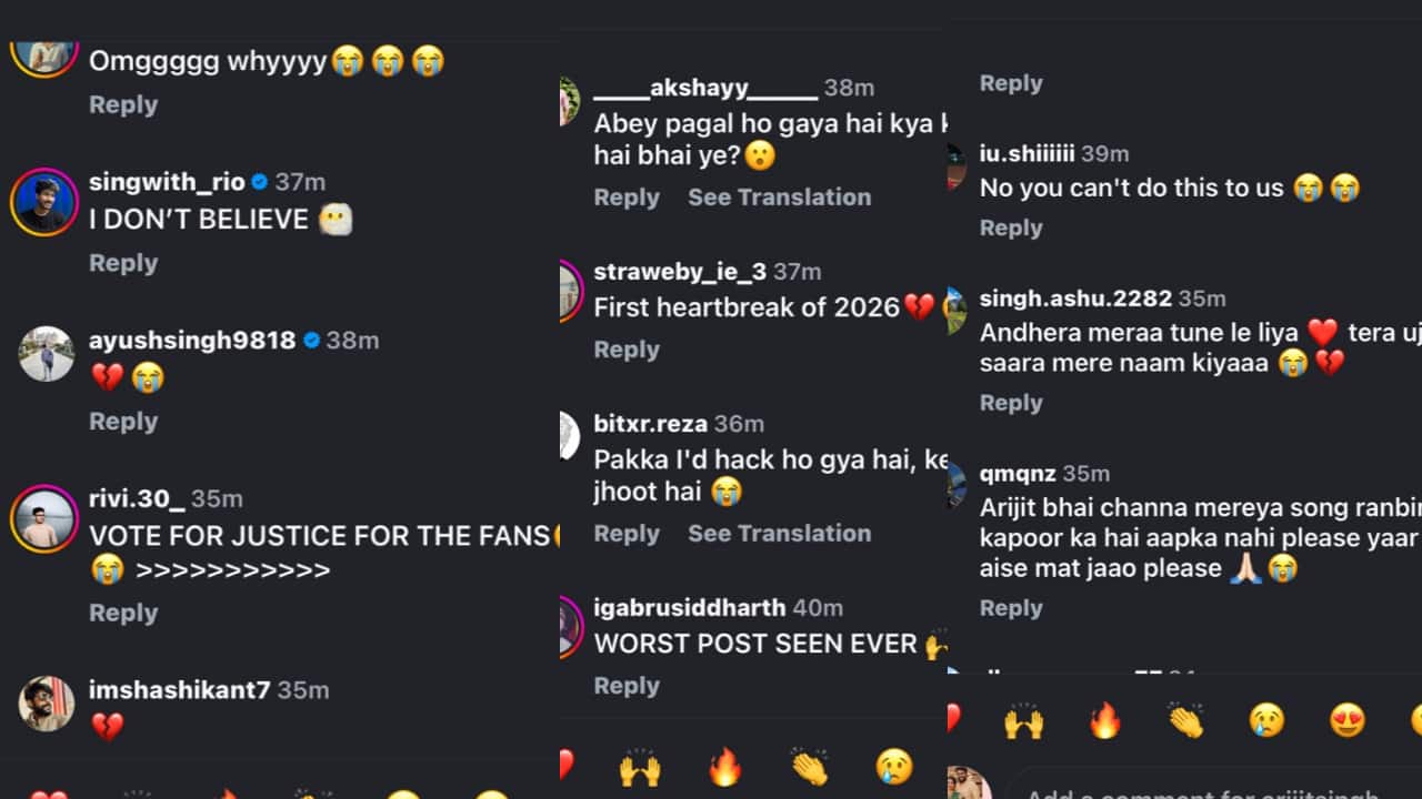 Netizens are shocked after Arijit Singh announces retirement, suspect hacking, say, “worst post seen of 2026”