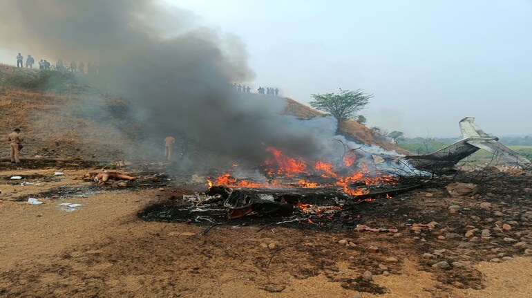 Maharashtra deputy CM Ajit Pawar dies in Baramati plane crash; video shows  aircraft split into pieces