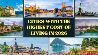 From Zurich to San Francisco, these are the world’s most expensive cities in 2026 based on everyday living costs.