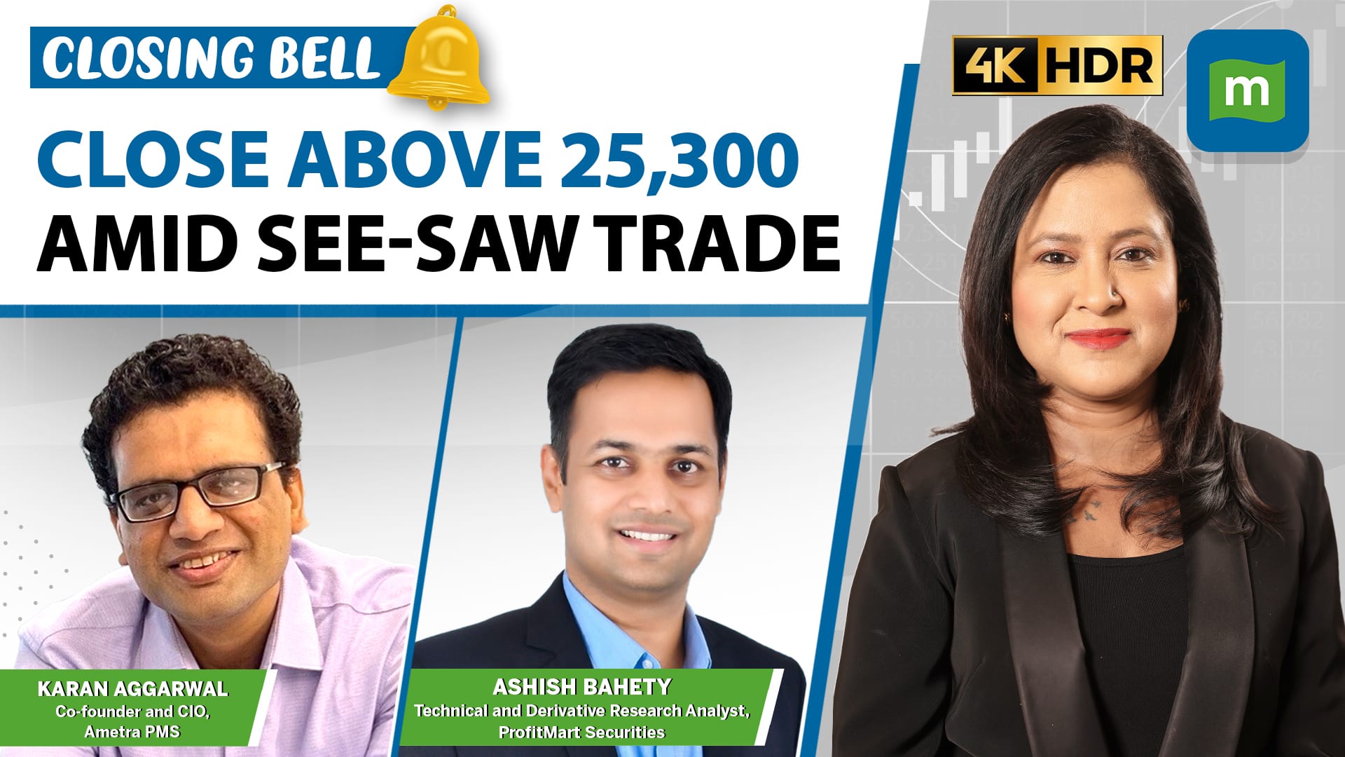 Nifty Reclaims 25,300 Amoid Volatile Session; Midcaps Shine| Closing Bell Live