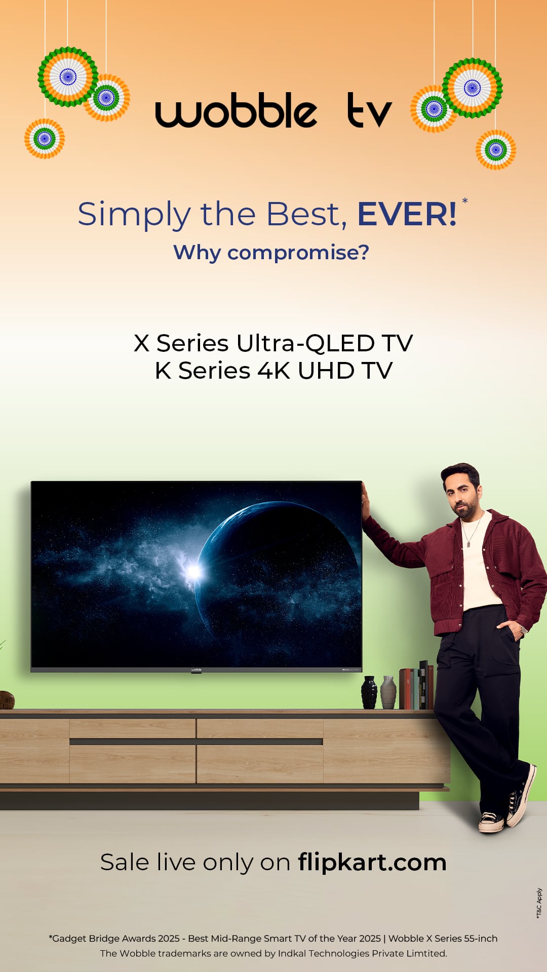 Wobble launches new X and K series TVs in India, price starts at Rs 10,999