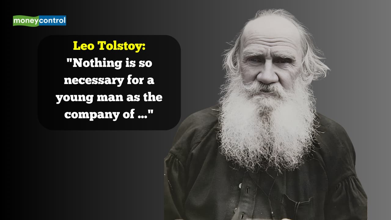 Quote of the Day by Leo Tolstoy: "Nothing is so necessary for a young man as the company of ..."