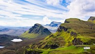 <strong>8. Quiraing, Scotland, United Kingdom</strong><br /><strong>Eye-Catching Score: 72.7/100</strong><br />Part of the Trotternish Ridge on the Isle of Skye, the Quiraing is a dramatic landslip landscape defined by cliffs, pinnacles, and sweeping curves. The terrain is particularly striking at sunrise and sunset. While accessible by car, the narrow and winding approach roads mean advance planning is essential.