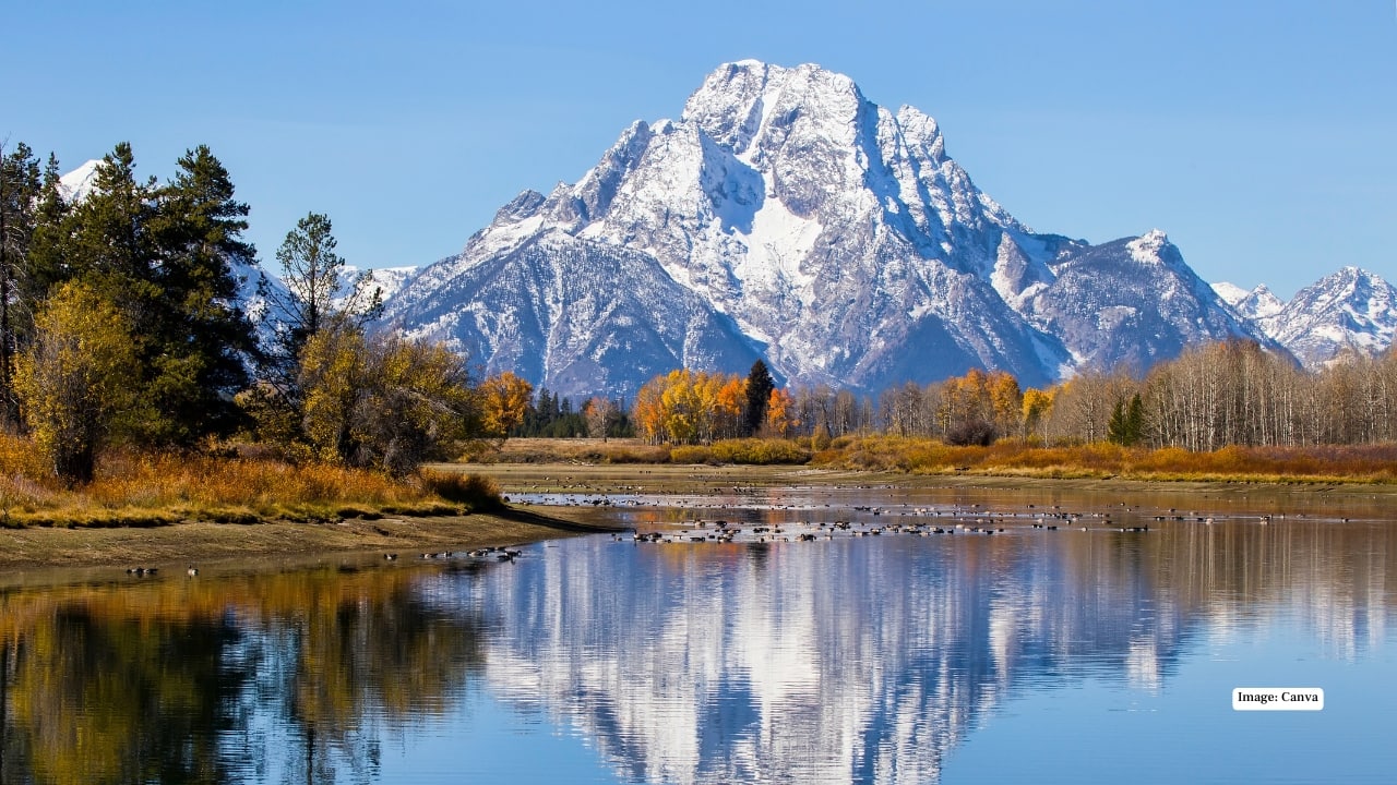 <strong>10. Mount Moran, United States</strong><br /><strong>Eye-Catching Score: 68.4/100</strong><br />Completing the top 10 is Mount Moran in Wyoming’s Grand Teton National Park, best viewed from Oxbow Bend. The mountain’s reflection in the Snake River on calm days creates one of the park’s most iconic scenes. The area is also known for wildlife sightings, including moose, otters, and birds, making it a favourite among nature photographers.