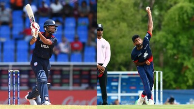 Harmeet Singh and Saurabh Netravalkar (AP/MLC Photos)