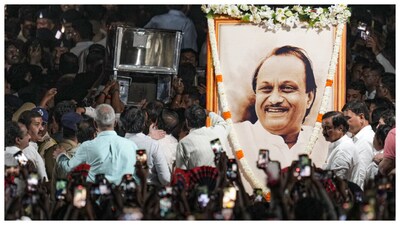 Ajit Pawar's last rites will be held with full state honours on Thursday in Pune's Baramati. (Courtesy:  PTI photo)