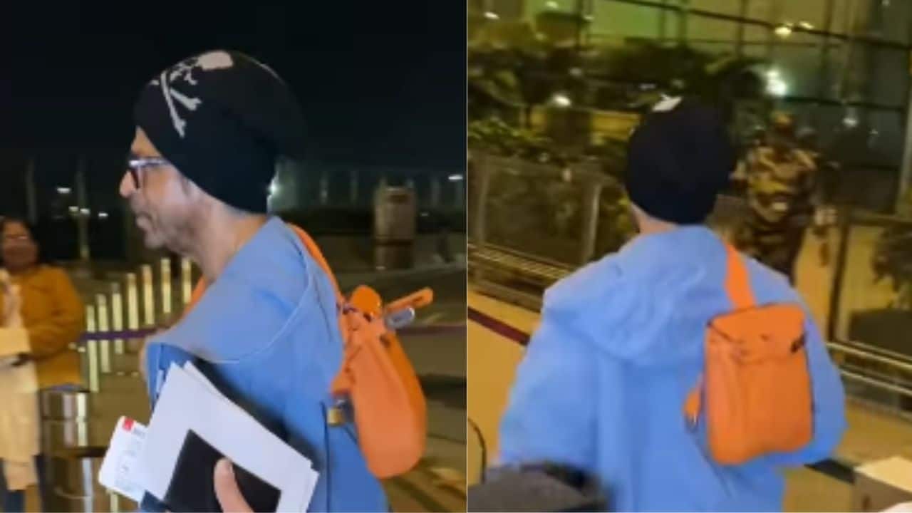 Shah Rukh Khan leaves for Dubai sporting Rs 2.76 Lakh Dior jacket and Rs 9.57 Lakh Hermès bag, watch